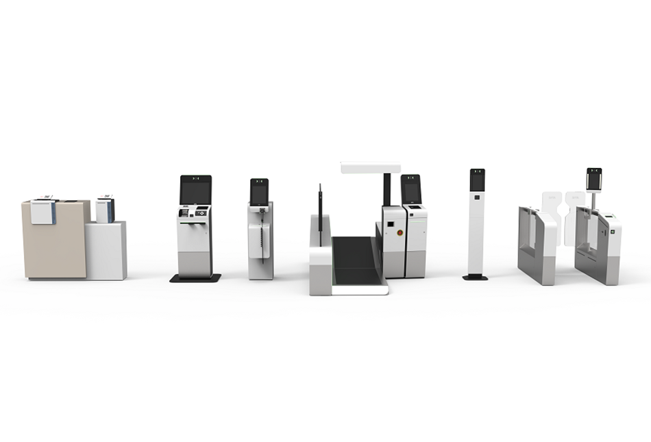 End-to-end Equipment deployed at airports for proccessing passengers